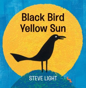 black bird yellow sun